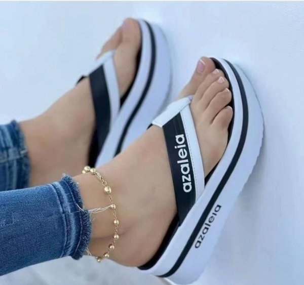 Women's Summer Platform Solid Color Casual Slippers